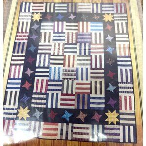Double Play Quilt Pattern For Crib/Wallhanging Twin Full/Queen Size